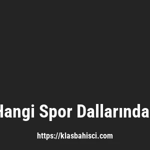 Klasbahis Hangi Spor Dallarında Bahis Var?